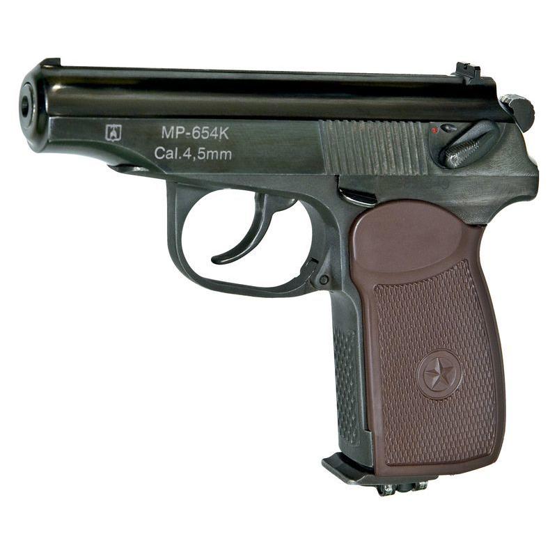 Пистолет пневматический МР-654К-20 (ПМ), бакелитовая рукоятка